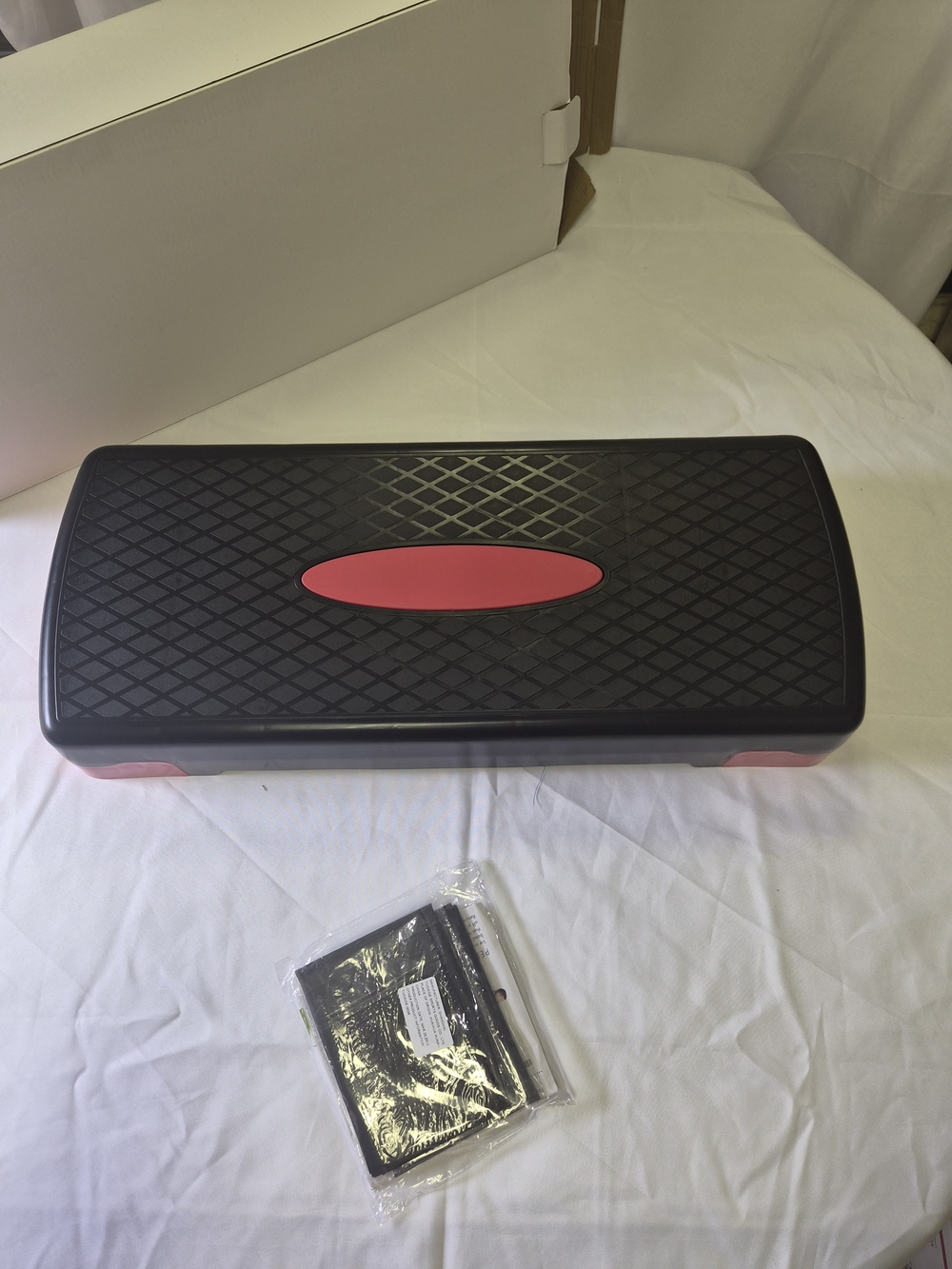 Adjustable Step Platform in Black and Red